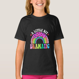 T-shirt Drôle Cite Un Peu Dramatique, De Mignons Donuts.