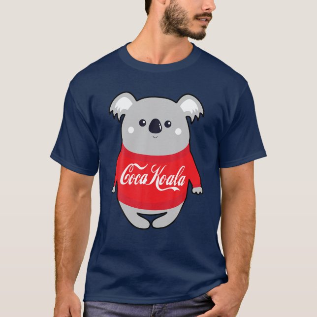 T-shirt Drôle Coca Koala (Devant)