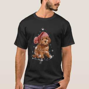 T-shirt Drôle Cockapoo Reindeer Père Noël Joyeux Arbre cad