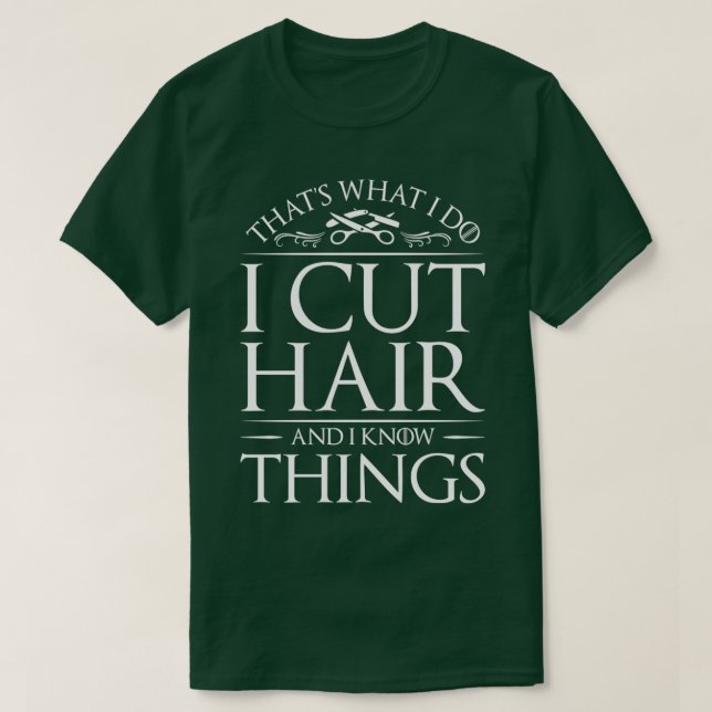T-shirt Drôle Coiffeur coiffeur Barbier 1 (Design devant)