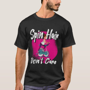 T-shirt Drôle Coiffure Spin Ne Se Soucie Pas De La Classe 