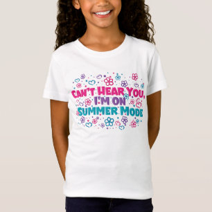 T-Shirt Drôle coloré ne peut pas vous entendre Je suis en 