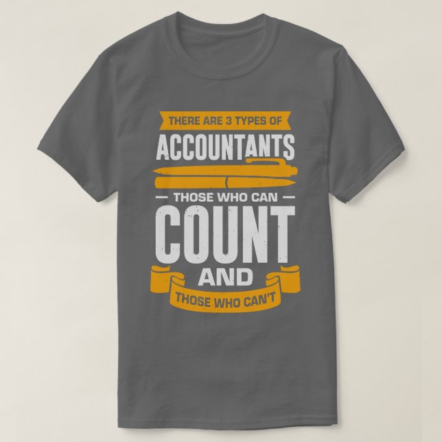 T-shirt Drôle Comptable Cpa Don (Design devant)