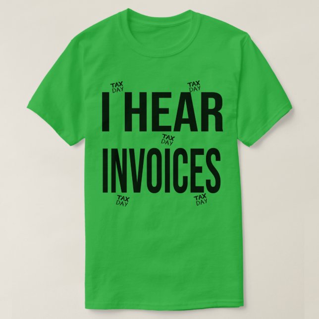 T-shirt Drôle Comptable Jour de l'impôt Calculateur Idée c (Design devant)