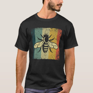 T-shirt Drôle Conception d'abeilles Vintages Pour Hommes F