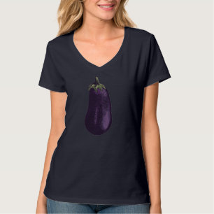 T-shirt Drôle Conception d'aubergines pour Fruit Vegetable