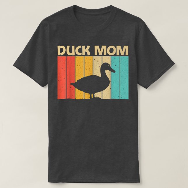 T-shirt Drôle Conception de canard pour maman Mère Farmer  (Design devant)