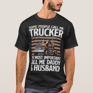 T-shirt Drôle Conception de conducteur de camion pour homm
