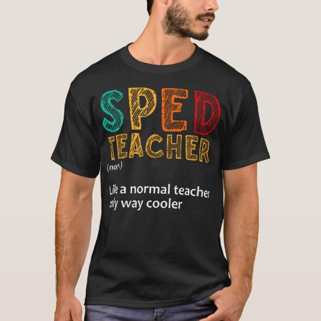 T-shirt Drôle Conception De L'Éducation Spéciale Pour Les  (Devant)