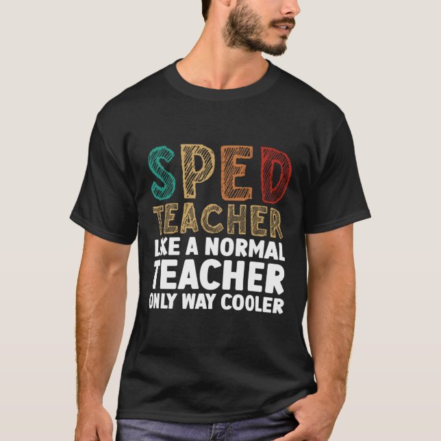 T-shirt Drôle Conception De L'Éducation Spéciale Pour Les  (Devant)