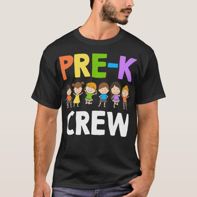 T-shirt Drôle Conception d'enseignant préscolaire pour hom (Devant)