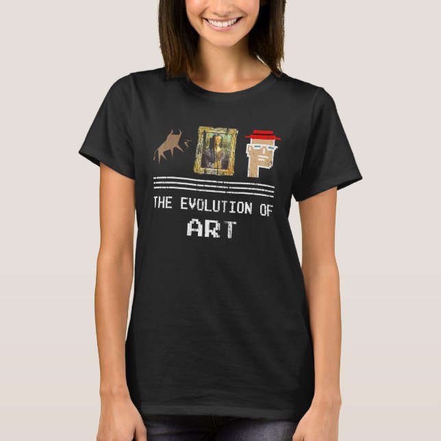 T-shirt Drôle Conception Nft Crypto Nft (Devant)