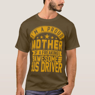 T-shirt Drôle Conducteur de bus Femmes Fier