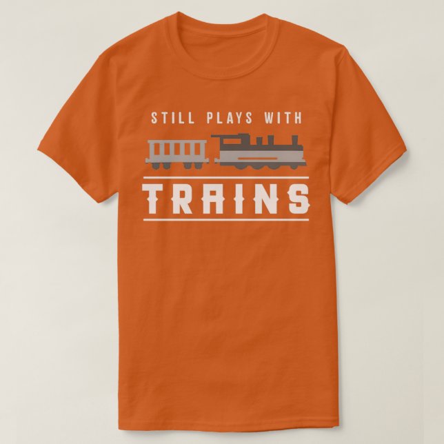 T-shirt Drôle Conducteur de train cadeau 12 (Design devant)