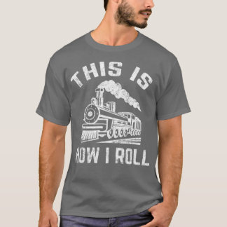 T-shirt Drôle Conducteur de train cadeau d'observation 6