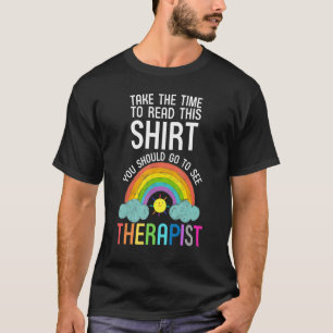 T-shirt Drôle Conseiller en santé mentale Thérapiste Appar