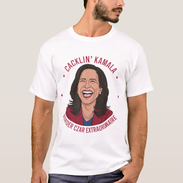 T-shirt Drôle contre Kamala Harris Caricature politique (Devant)