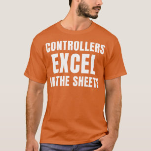 T-shirt Drôle Contrôleurs Excel dans la comptabilité des f