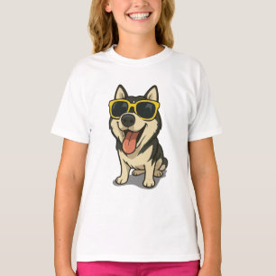 T-shirt Drôle Cool chien enfants