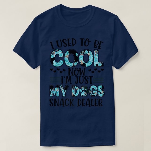 T-shirt Drôle Cool My Dog Snack Dealer Cadeau pour Chien d (Design devant)