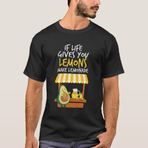 T-shirt Drôle Cool Si La Vie Vous Donne Des Citrons Font D
