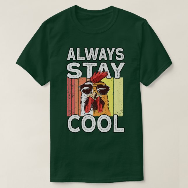 T-shirt Drôle Coq Agricole Hen Poulet (Design devant)