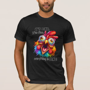 T-shirt Drôle Coq Sarcastique poulet "C'est bon"