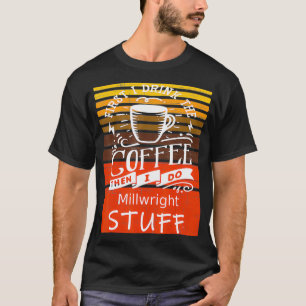 T-shirt Drôle Cor Graphique De Café Pour Un Millier