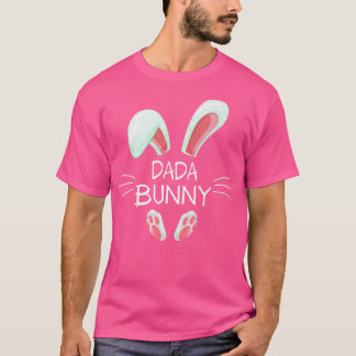 T-shirt Drôle Costume de Pâques Matching mignon Dada Bunny