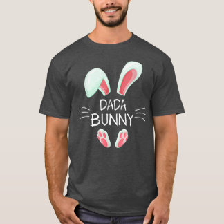 T-shirt Drôle Costume de Pâques Matching mignon Dada Bunny