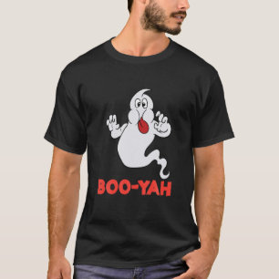 T-shirt Drôle Costume Fantôme Boo-Yah Pour La Fête D'Hallo