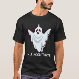T-shirt Drôle Costume Halloween Ghost Unicorn