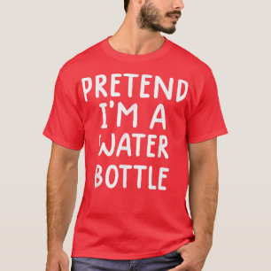 T-shirt Drôle Costume Halloween Lazy Faire semblant Je sui
