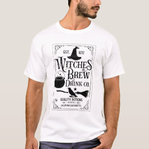 T-shirt Drôle Costume Halloween Salem sorcières Rafraîc
