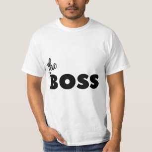 T-shirt Drôle Couple Boss Hommes