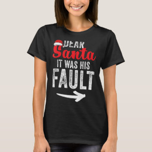 T-shirt Drôle Couples jumelés Noël Son et ses 1