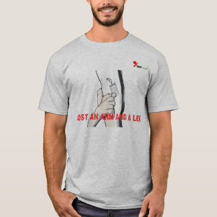 T-Shirt Drôle Coût de la Vie "Coûter un Bras Et