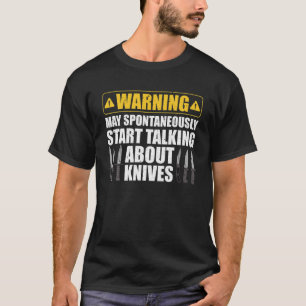 T-shirt Drôle Couteau Collecteur Design Hommes Femmes Cou