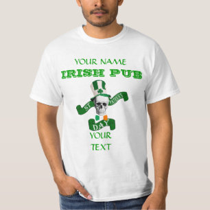 T-shirt Drôle crâne gothique St Patrick's