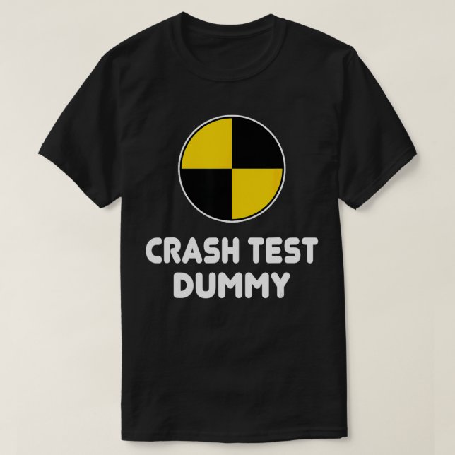 T-shirt Drôle Crash Test Dummy Halloween Costume (Design devant)