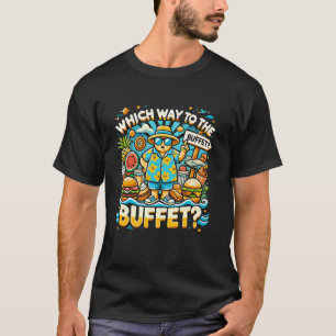 T-shirt Drôle Croisière Qui Va Jusqu'Au Buffet Croisière A