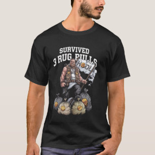 T-Shirt drôle Crypto Meme Coin HODL Vie de Degen p