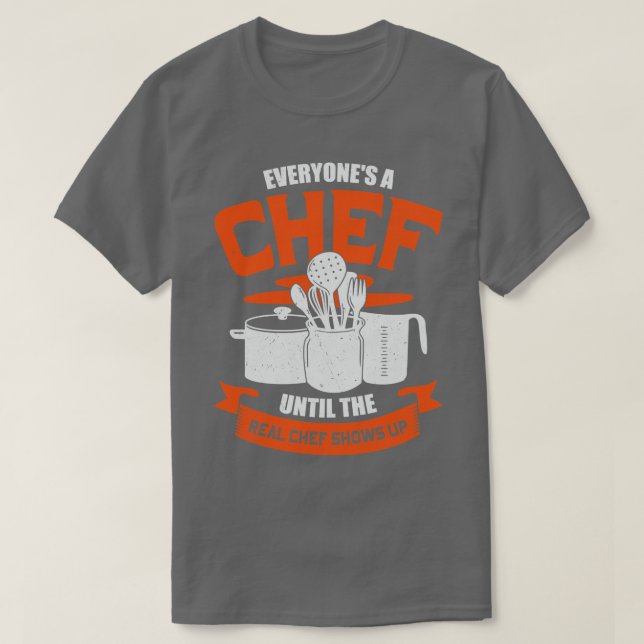 T-shirt Drôle Cuisine Profession Chef Cadeau (Design devant)