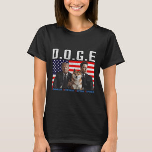 T-shirt Drôle D.o.g.e Démocrates Doge Officiellement Se Dé