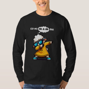 T-shirt Drôle Dabbing brebis Aïd Mu-ba-a-ah-rak Aïd al Adh