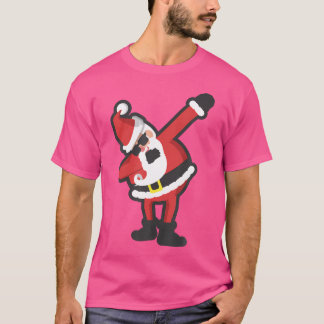 T-shirt Drôle Dabbing Père Noël Hip hop Christmas Dab