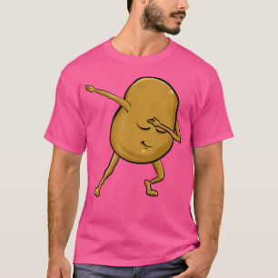 T-shirt Drôle Dabbing Potato Cadeau Cool Danser Spuds Hip-