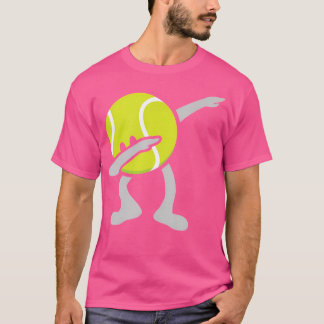 T-shirt Drôle Dabbing Tennis Ball