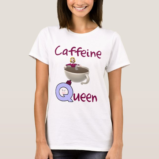 T-shirt drôle d'amant de café (Devant)