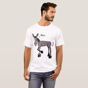 T-shirt drôle d'âne de Derp